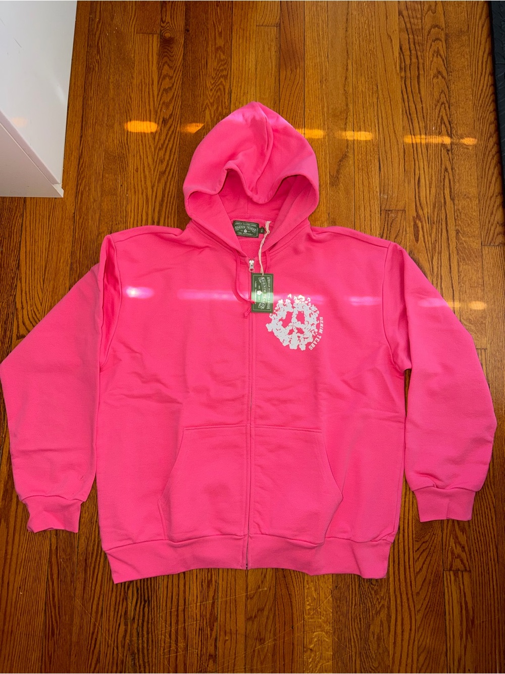 Denim Tears Pink Denim University Zip Hoodie XL